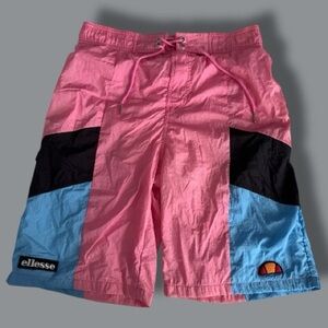 Ellesse Swim Trunks Evendo Woven
Shorts Pink ColorBlock Size Medium